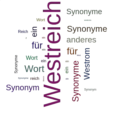 Ein anderes Wort für Westreich - Synonym Westreich