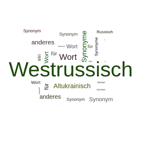 Ein anderes Wort für Westrussisch - Synonym Westrussisch