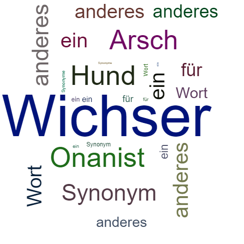 Ein anderes Wort für Wichser - Synonym Wichser