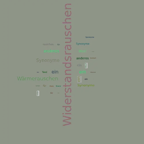 Ein anderes Wort für Widerstandsrauschen - Synonym Widerstandsrauschen