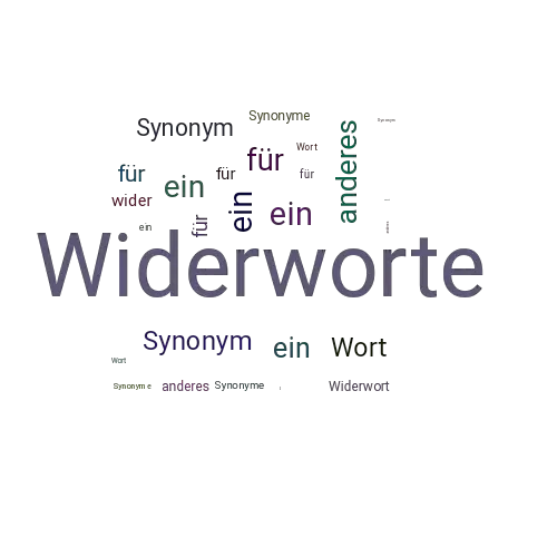 Ein anderes Wort für Widerworte - Synonym Widerworte