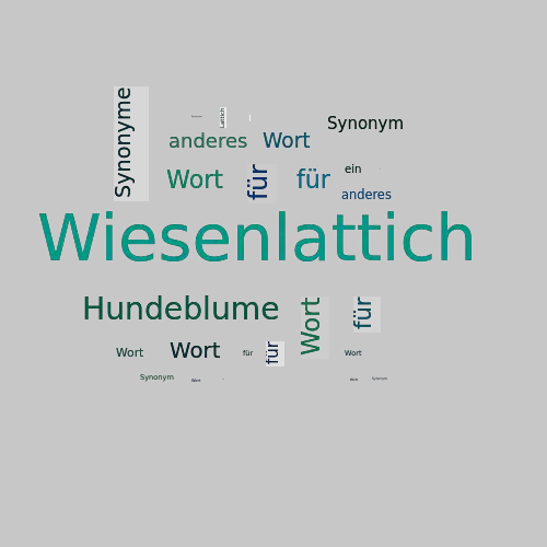Ein anderes Wort für Wiesenlattich - Synonym Wiesenlattich