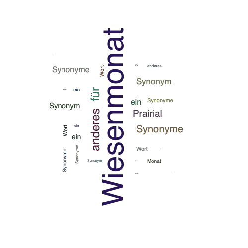 Ein anderes Wort für Wiesenmonat - Synonym Wiesenmonat