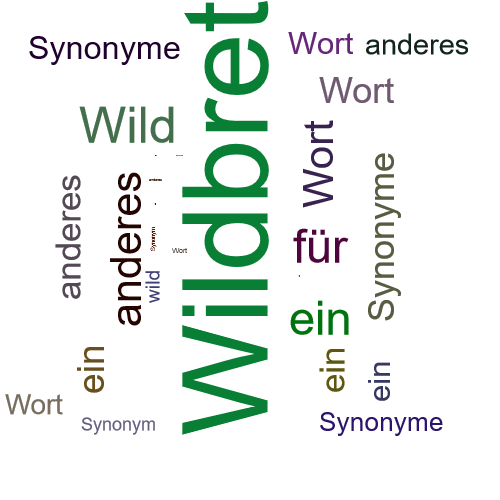 Ein anderes Wort für Wildbret - Synonym Wildbret