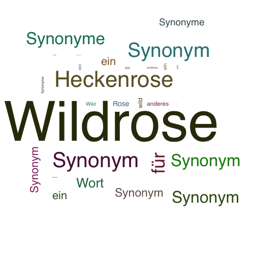 Ein anderes Wort für Wildrose - Synonym Wildrose