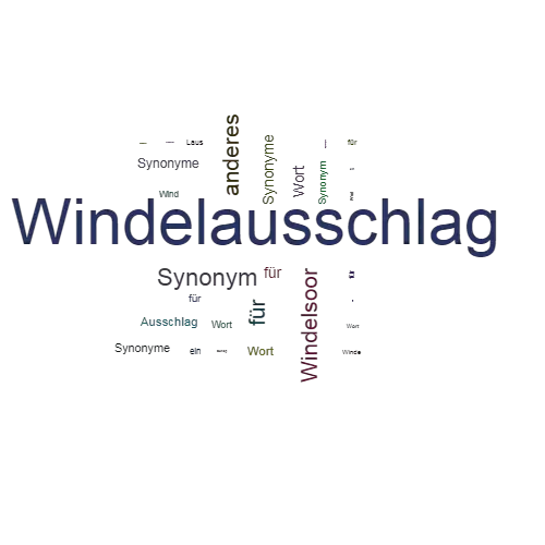 Ein anderes Wort für Windelausschlag - Synonym Windelausschlag