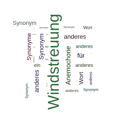Ein anderes Wort für Windstreuung - Synonym Windstreuung