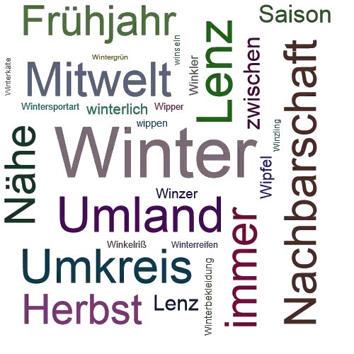Ein anderes Wort für Winter - Synonym Winter