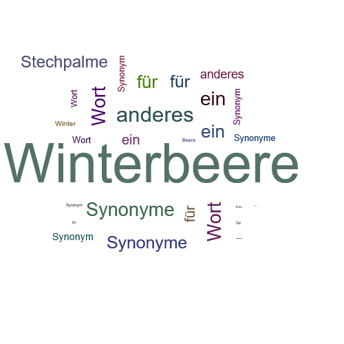 Ein anderes Wort für Winterbeere - Synonym Winterbeere