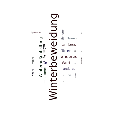 Ein anderes Wort für Winterbeweidung - Synonym Winterbeweidung