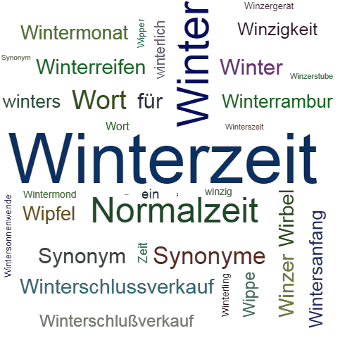 Ein anderes Wort für Winterzeit - Synonym Winterzeit
