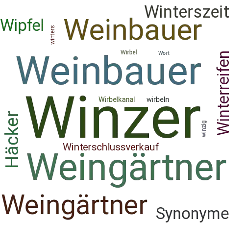 Ein anderes Wort für Winzer - Synonym Winzer