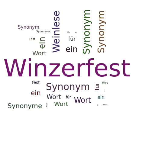 Ein anderes Wort für Winzerfest - Synonym Winzerfest