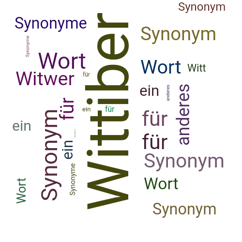 Ein anderes Wort für Wittiber - Synonym Wittiber