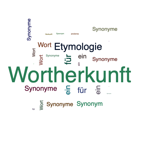 Ein anderes Wort für Wortherkunft - Synonym Wortherkunft