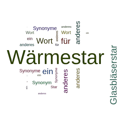 Ein anderes Wort für Wärmestar - Synonym Wärmestar