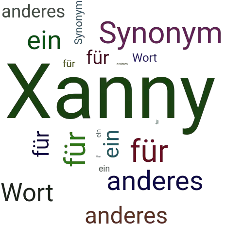 Ein anderes Wort für Xanny - Synonym Xanny