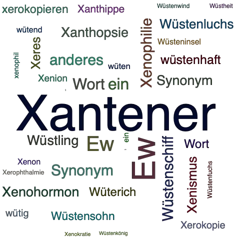Ein anderes Wort für Xantener - Synonym Xantener