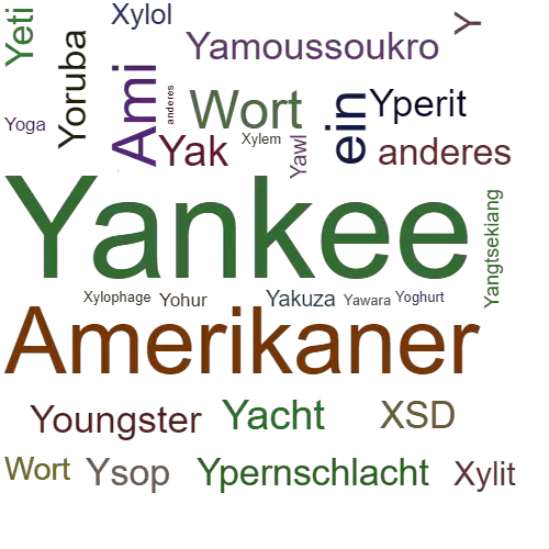Ein anderes Wort für Yankee - Synonym Yankee