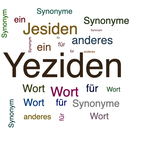 Ein anderes Wort für Yeziden - Synonym Yeziden