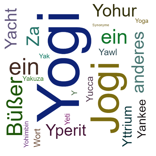 Ein anderes Wort für Yogi - Synonym Yogi