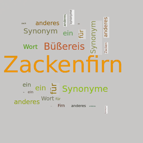 Ein anderes Wort für Zackenfirn - Synonym Zackenfirn