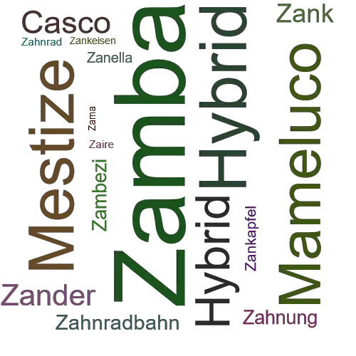 Ein anderes Wort für Zamba - Synonym Zamba