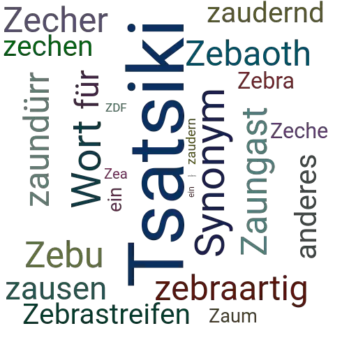 Ein anderes Wort für Zaziki - Synonym Zaziki