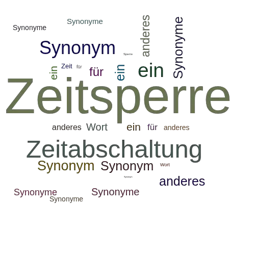 Ein anderes Wort für Zeitsperre - Synonym Zeitsperre