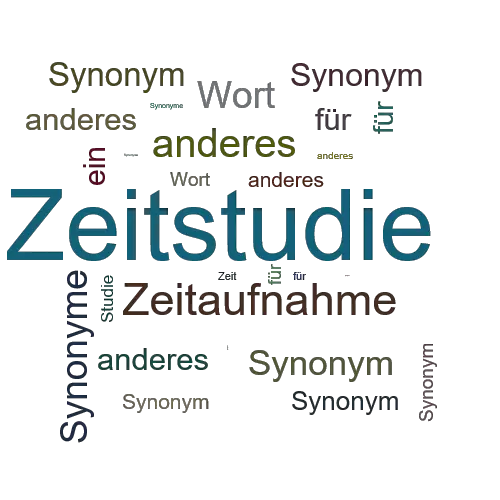 Ein anderes Wort für Zeitstudie - Synonym Zeitstudie