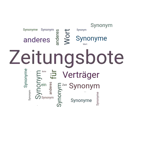 Ein anderes Wort für Zeitungsbote - Synonym Zeitungsbote