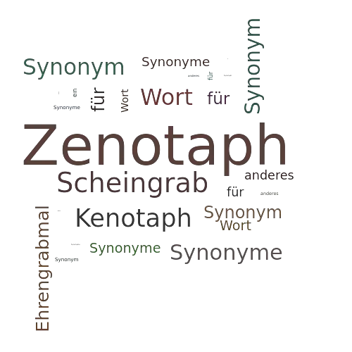 Ein anderes Wort für Zenotaph - Synonym Zenotaph