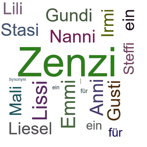 Ein anderes Wort für Zenzi - Synonym Zenzi