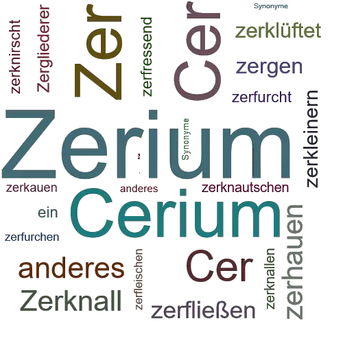Ein anderes Wort für Zerium - Synonym Zerium
