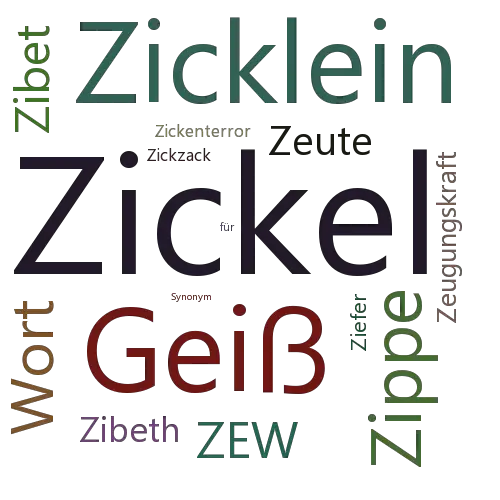 Ein anderes Wort für Zickel - Synonym Zickel