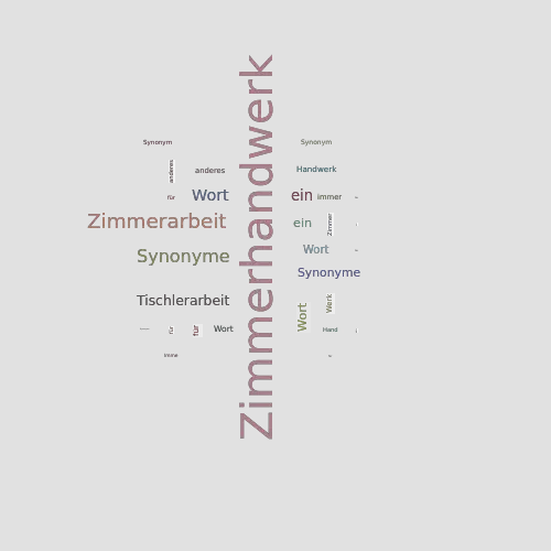 Ein anderes Wort für Zimmerhandwerk - Synonym Zimmerhandwerk