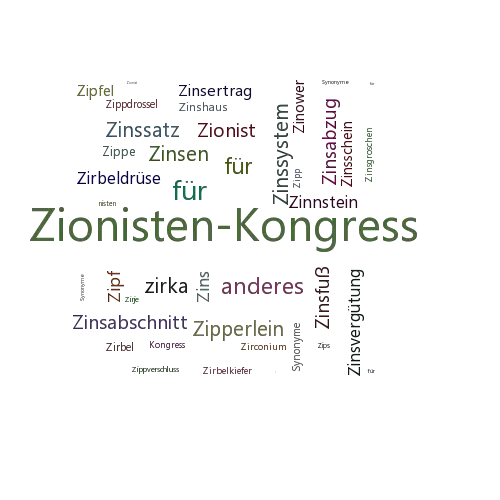 Ein anderes Wort für Zionistenkongress - Synonym Zionistenkongress