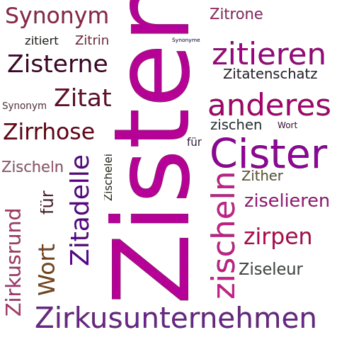 Ein anderes Wort für Zister - Synonym Zister
