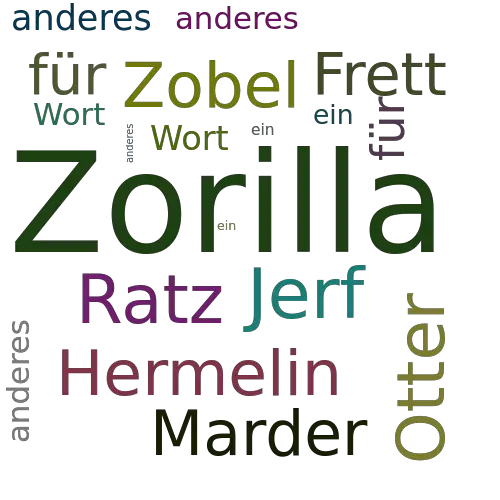 Ein anderes Wort für Zorilla - Synonym Zorilla