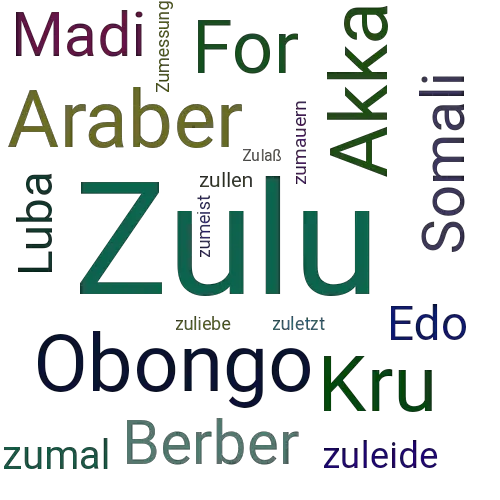 Ein anderes Wort für Zulu - Synonym Zulu