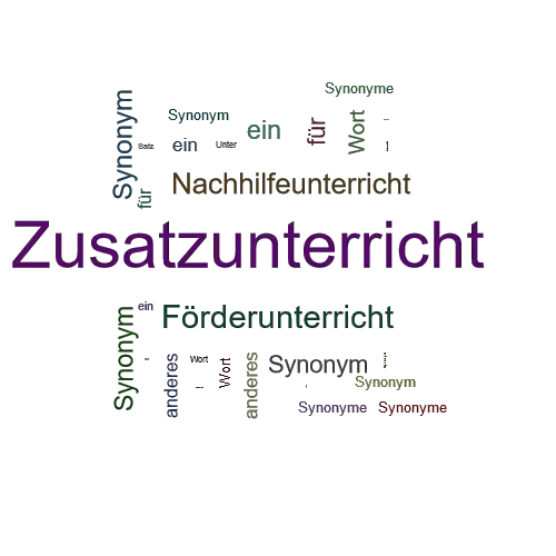 Ein anderes Wort für Zusatzunterricht - Synonym Zusatzunterricht