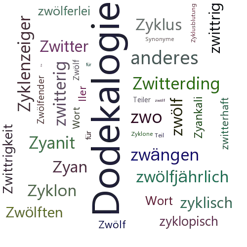 Ein anderes Wort für Zwölfteiler - Synonym Zwölfteiler