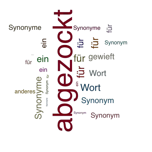 Ein anderes Wort für abgezockt - Synonym abgezockt