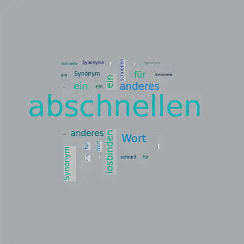 Ein anderes Wort für abschnellen - Synonym abschnellen