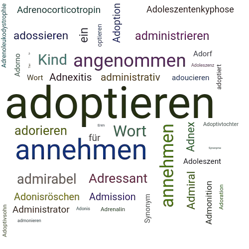Ein anderes Wort für adoptieren - Synonym adoptieren
