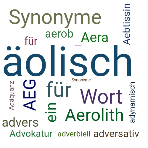Ein anderes Wort für aeolisch - Synonym aeolisch
