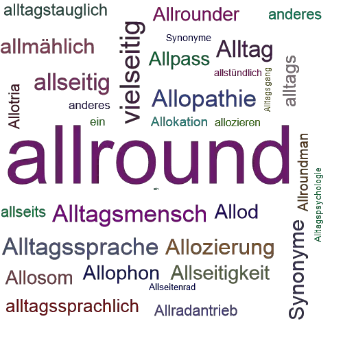 Ein anderes Wort für allround - Synonym allround