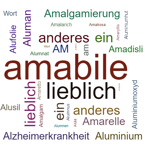 Ein anderes Wort für amabile - Synonym amabile
