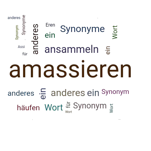 Ein anderes Wort für amassieren - Synonym amassieren