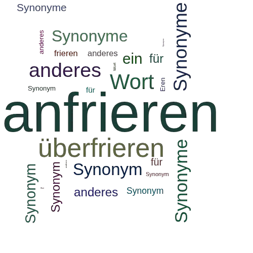 Ein anderes Wort für anfrieren - Synonym anfrieren
